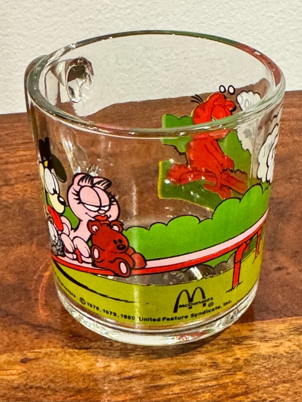 Vintage 1978 McDonald’s Garfield Glass Mugs Set of 4 in Excellent Condition - Picture 3 of 16
